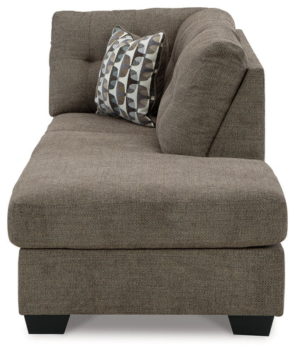 Mahoney Chocolate Right-Arm Facing Corner Chaise - 3100517 - Bien Home Furniture &amp; Electronics
