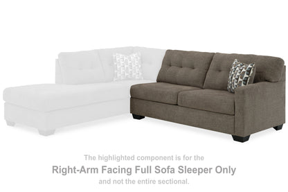Mahoney Chocolate Right-Arm Facing Full Sofa Sleeper - 3100583 - Bien Home Furniture &amp; Electronics