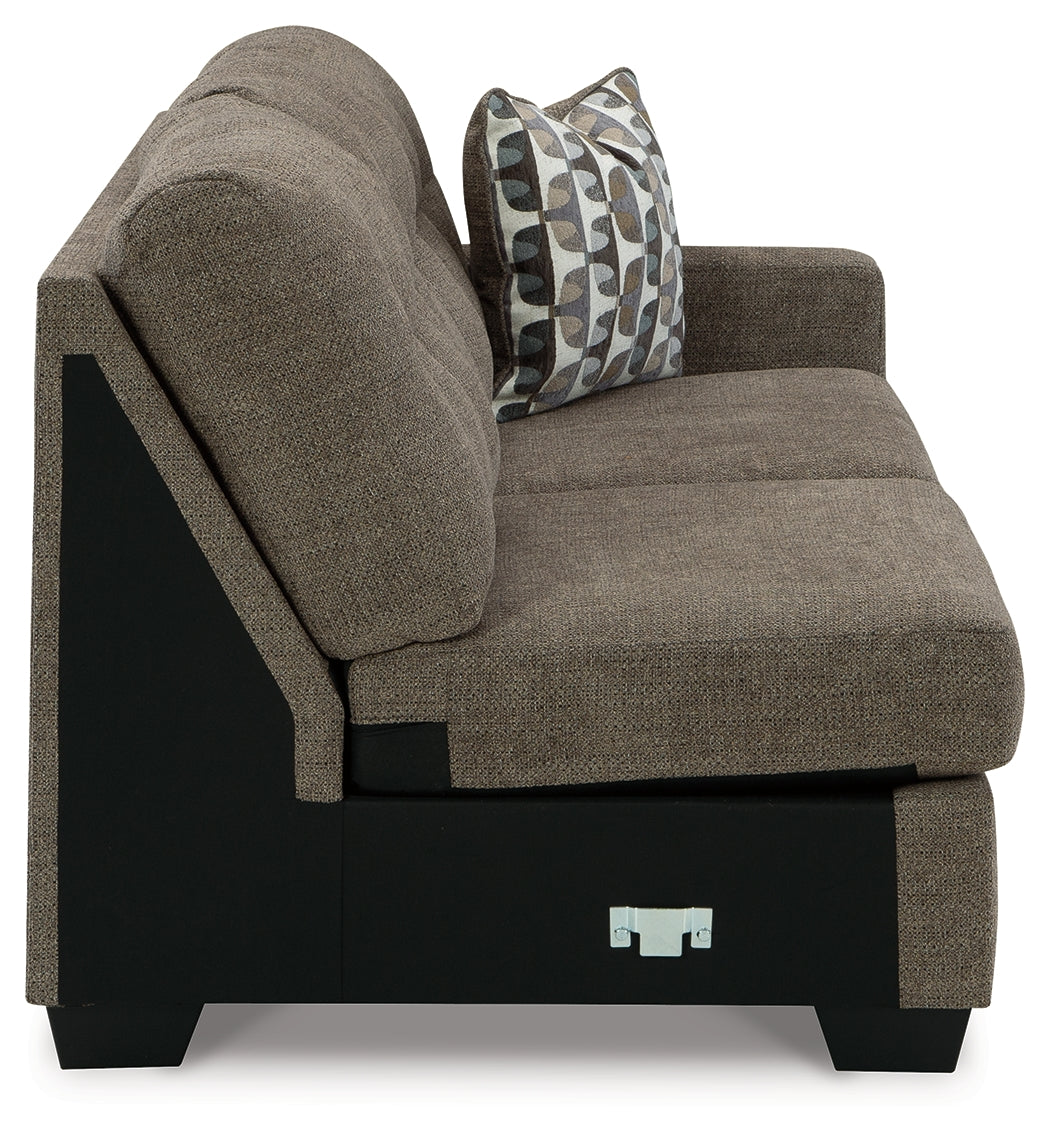Mahoney Chocolate Right-Arm Facing Sofa - 3100567 - Bien Home Furniture &amp; Electronics