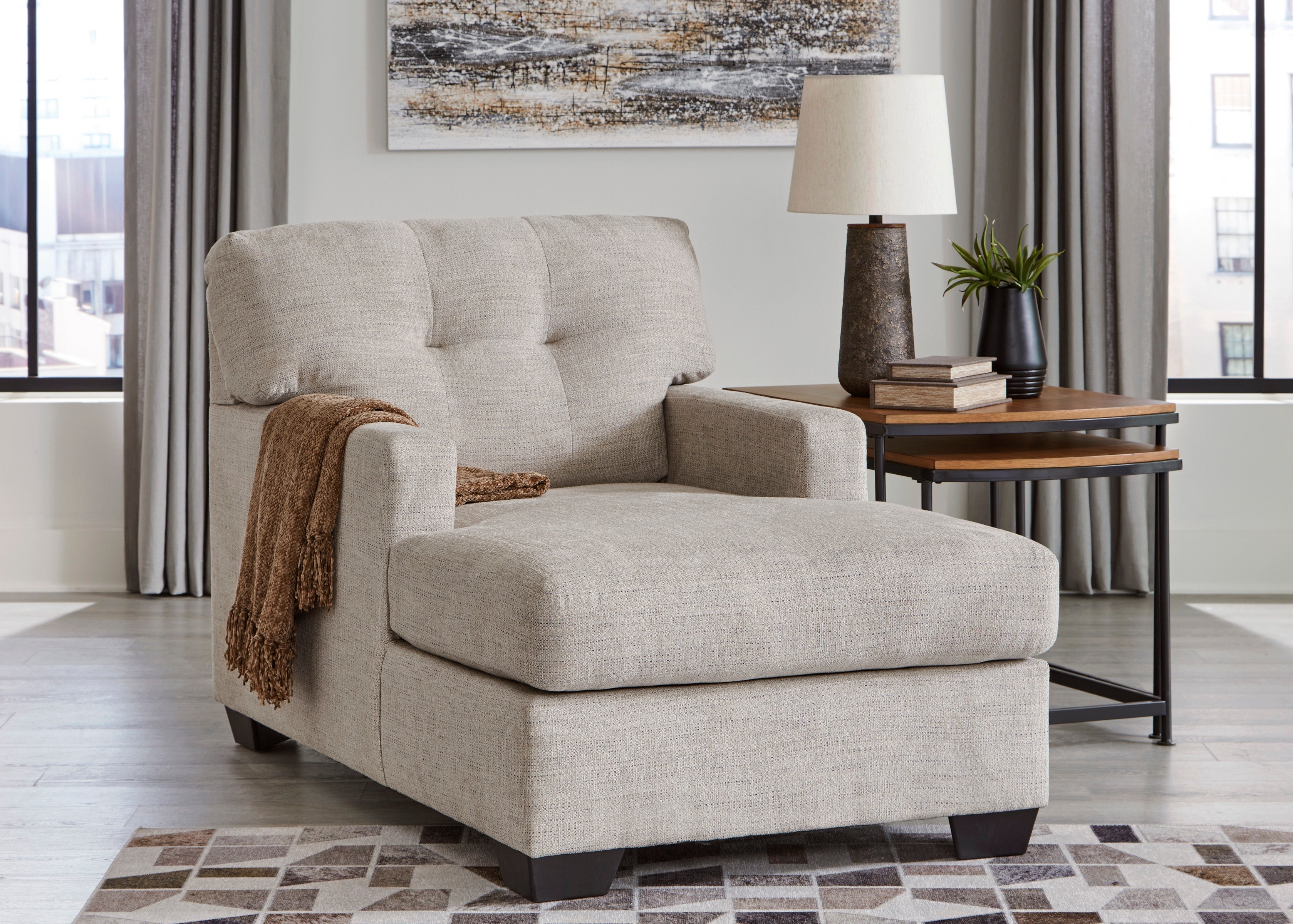 Mahoney Pebble Living Room Set - SET | 3100438 | 3100435 - Bien Home Furniture &amp; Electronics