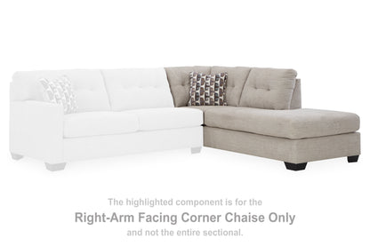 Mahoney Pebble Right-Arm Facing Corner Chaise - 3100417 - Bien Home Furniture &amp; Electronics