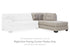 Mahoney Pebble Right-Arm Facing Corner Chaise - 3100417 - Bien Home Furniture & Electronics