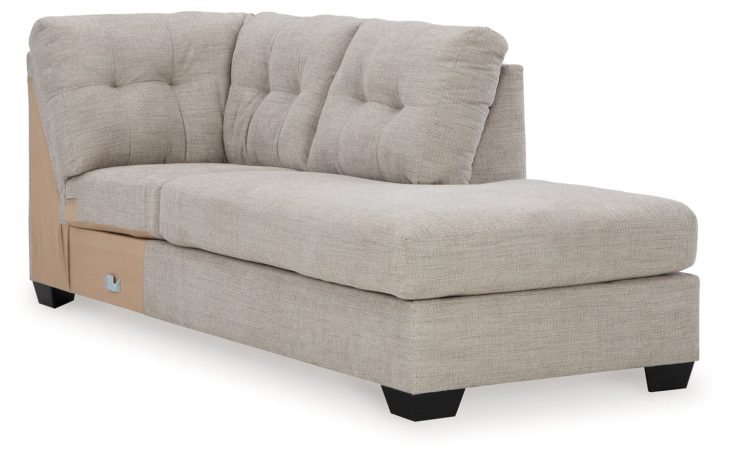 Mahoney Pebble Right-Arm Facing Corner Chaise - 3100417 - Bien Home Furniture &amp; Electronics
