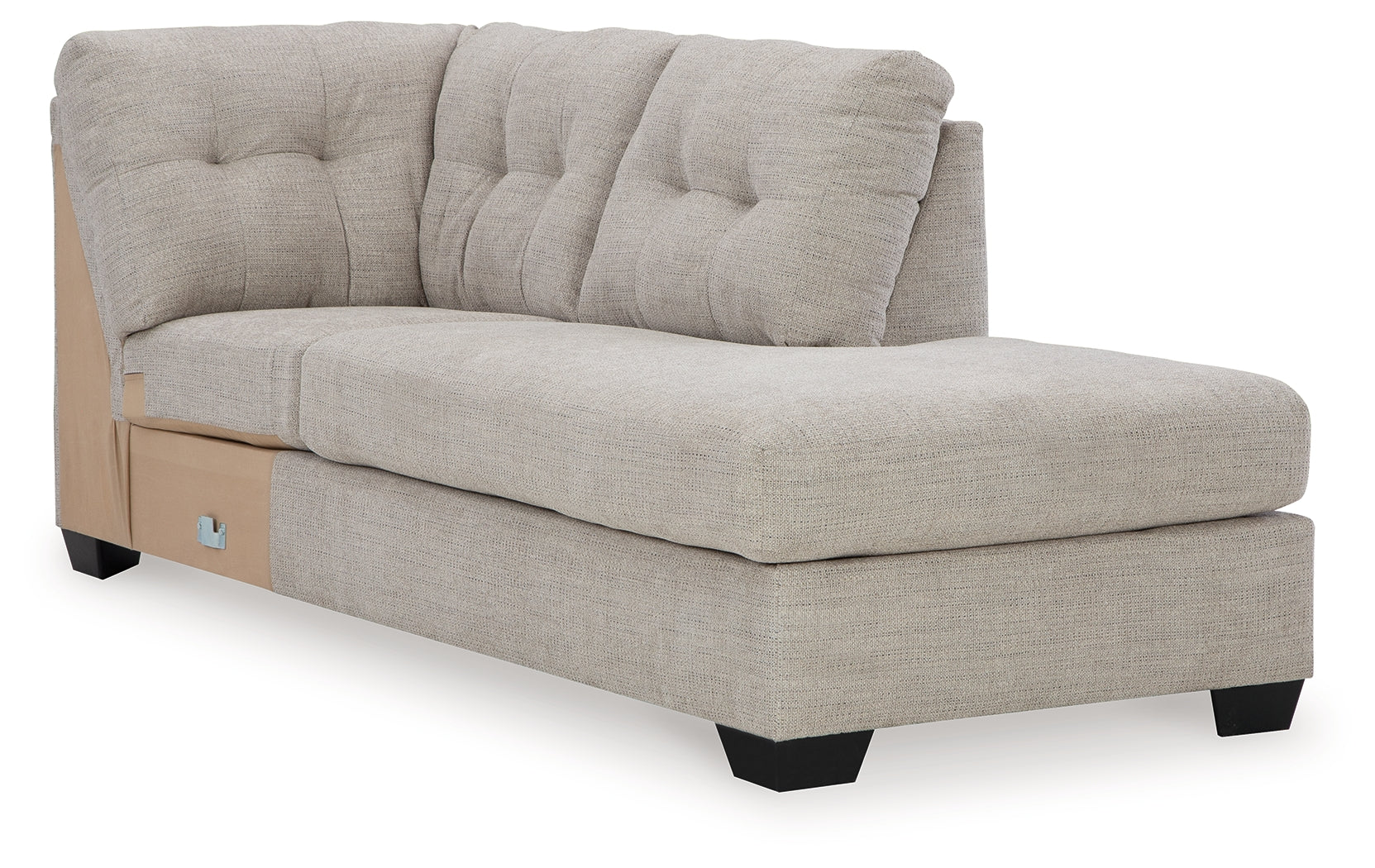 Mahoney Pebble Right-Arm Facing Corner Chaise - 3100417 - Bien Home Furniture &amp; Electronics
