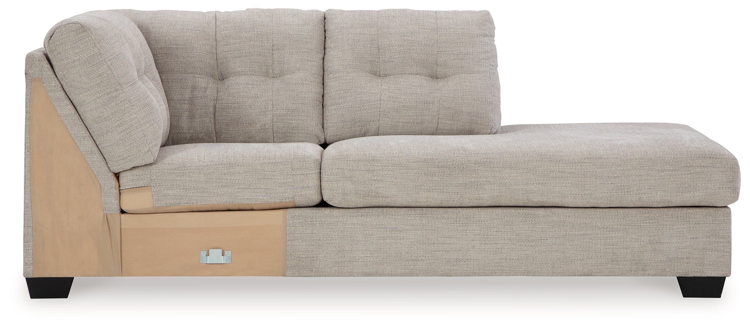 Mahoney Pebble Right-Arm Facing Corner Chaise - 3100417 - Bien Home Furniture &amp; Electronics