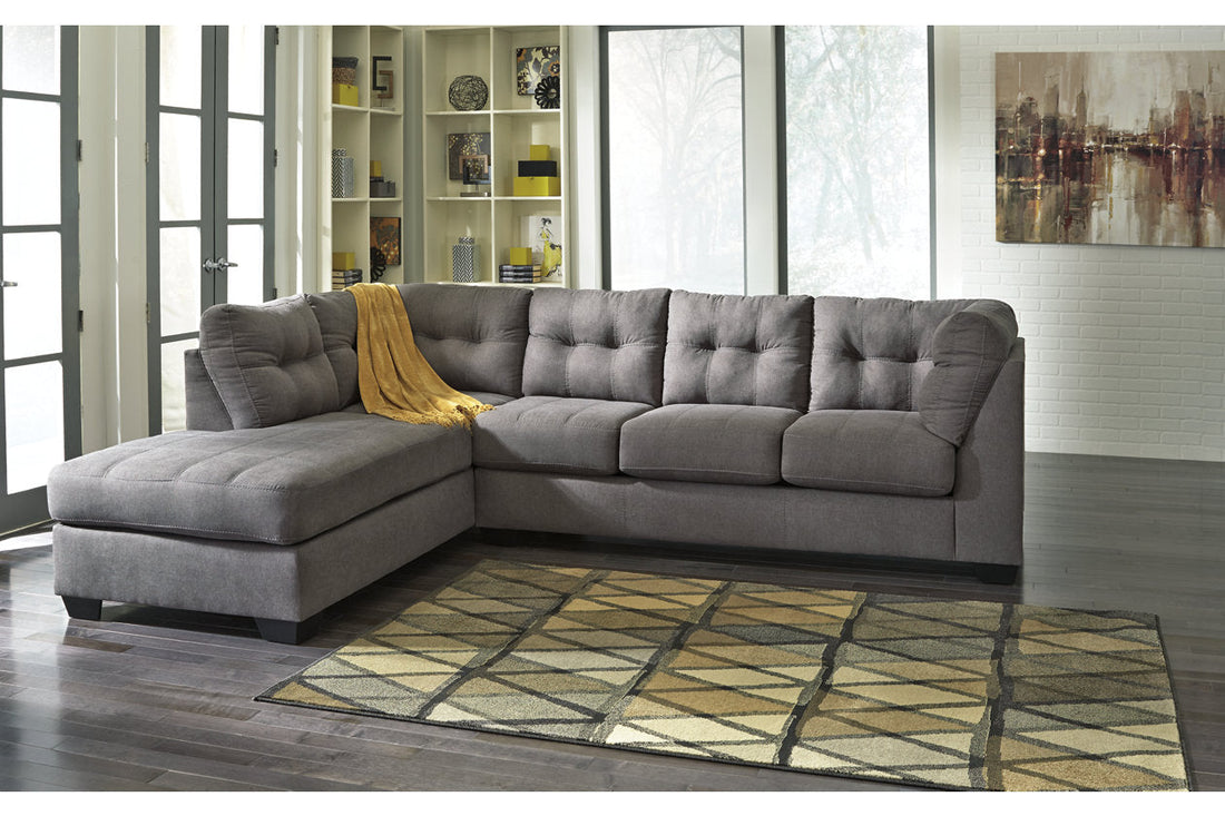 Maier Charcoal LAF Sectional - SET | 4522016 | 4522067 - Bien Home Furniture &amp; Electronics