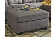 Maier Charcoal Oversized Accent Ottoman - 4522008 - Bien Home Furniture & Electronics