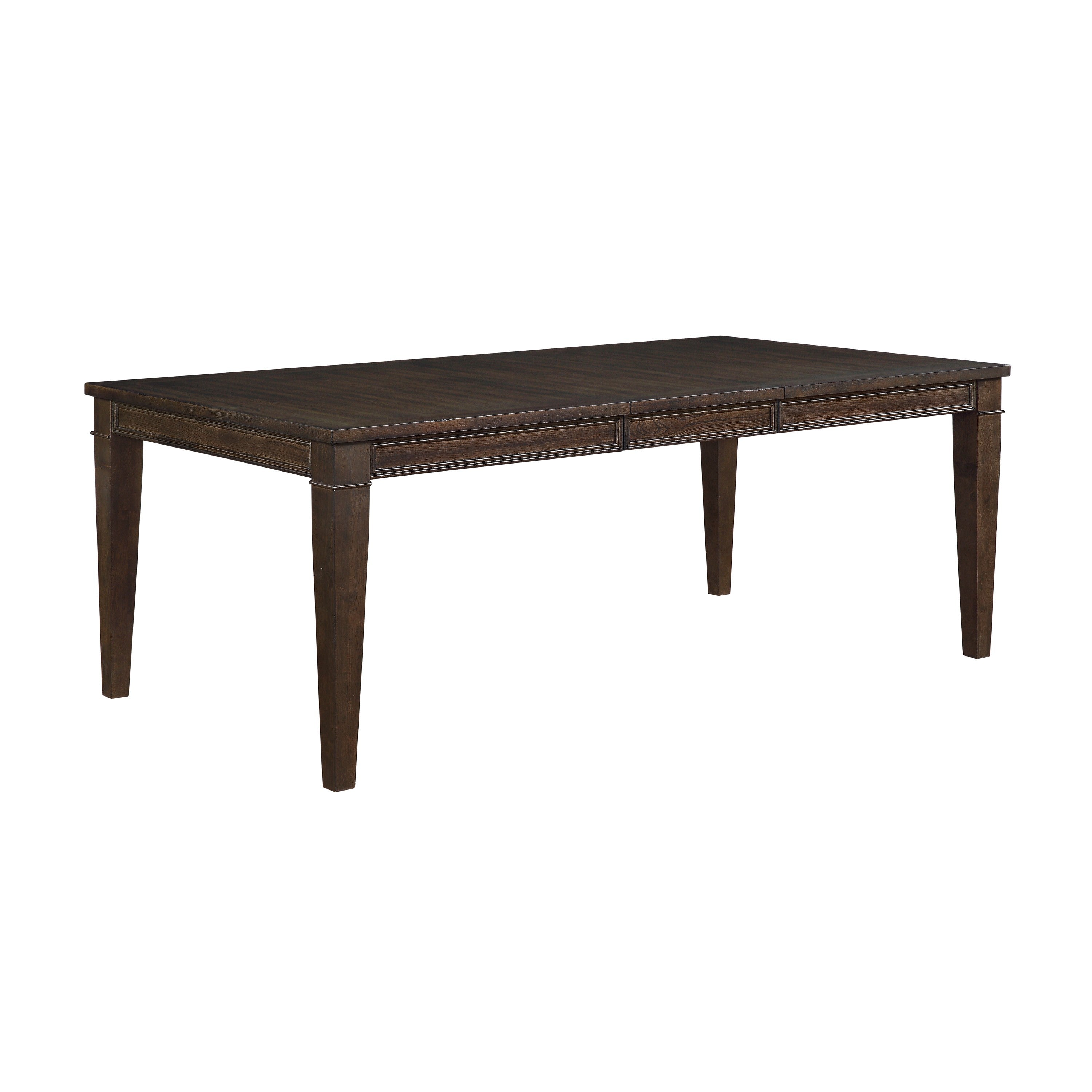 Makah Dark Brown Extendable Dining Table - 5496-78 - Bien Home Furniture &amp; Electronics