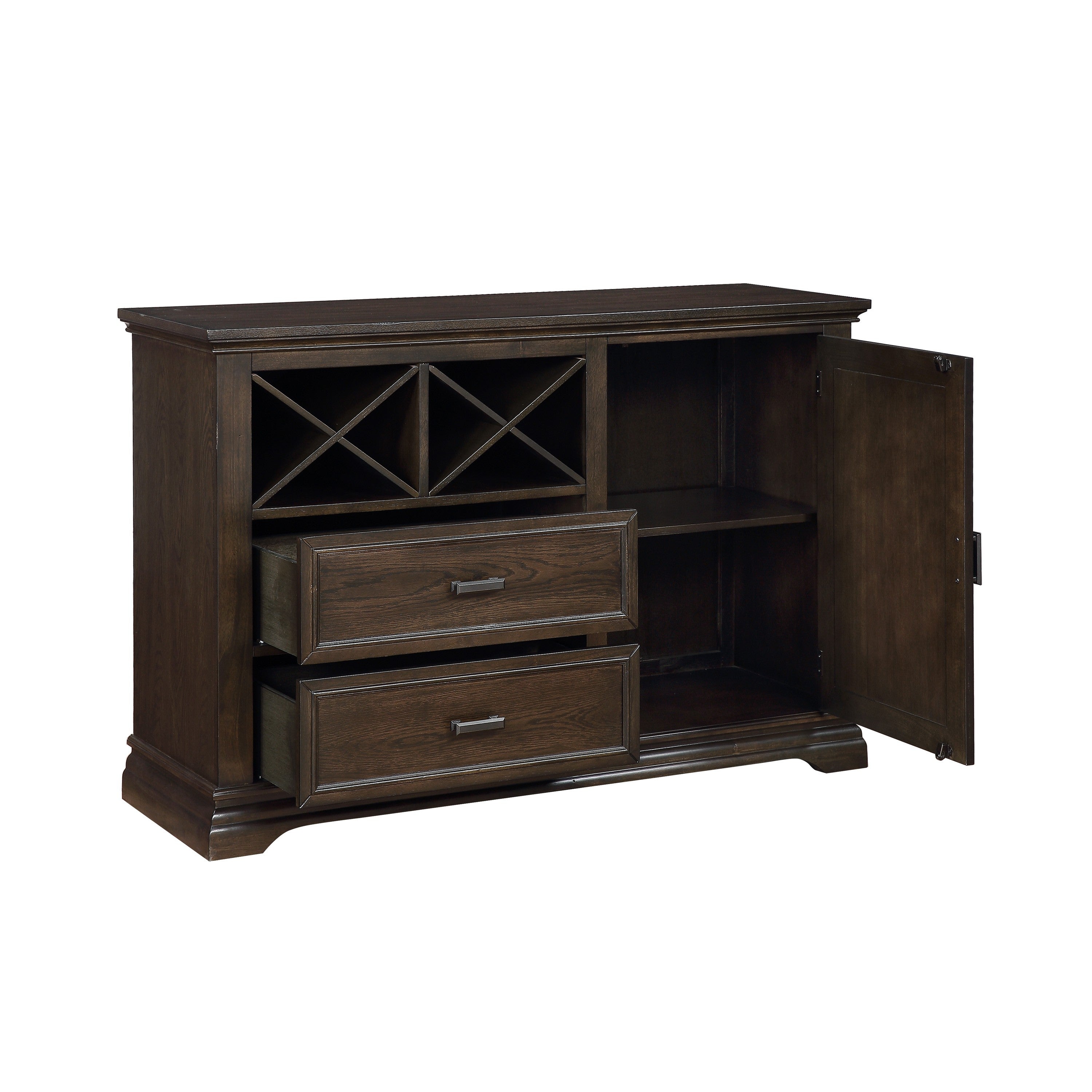Makah Dark Brown Server - 5496-40 - Bien Home Furniture &amp; Electronics