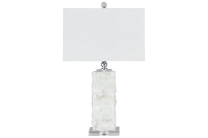 Malise White Table Lamp - L429014 - Bien Home Furniture &amp; Electronics