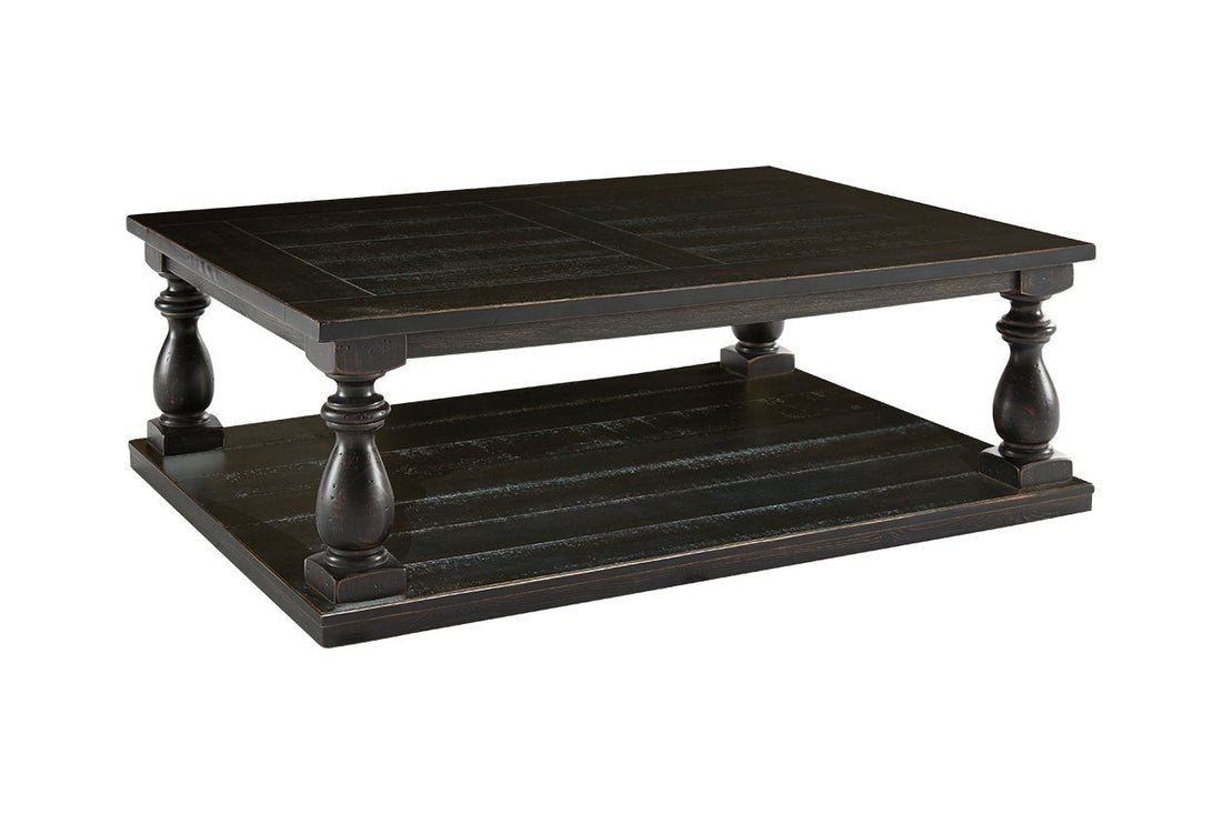 Mallacar Black Coffee Table - T880-1 - Bien Home Furniture &amp; Electronics