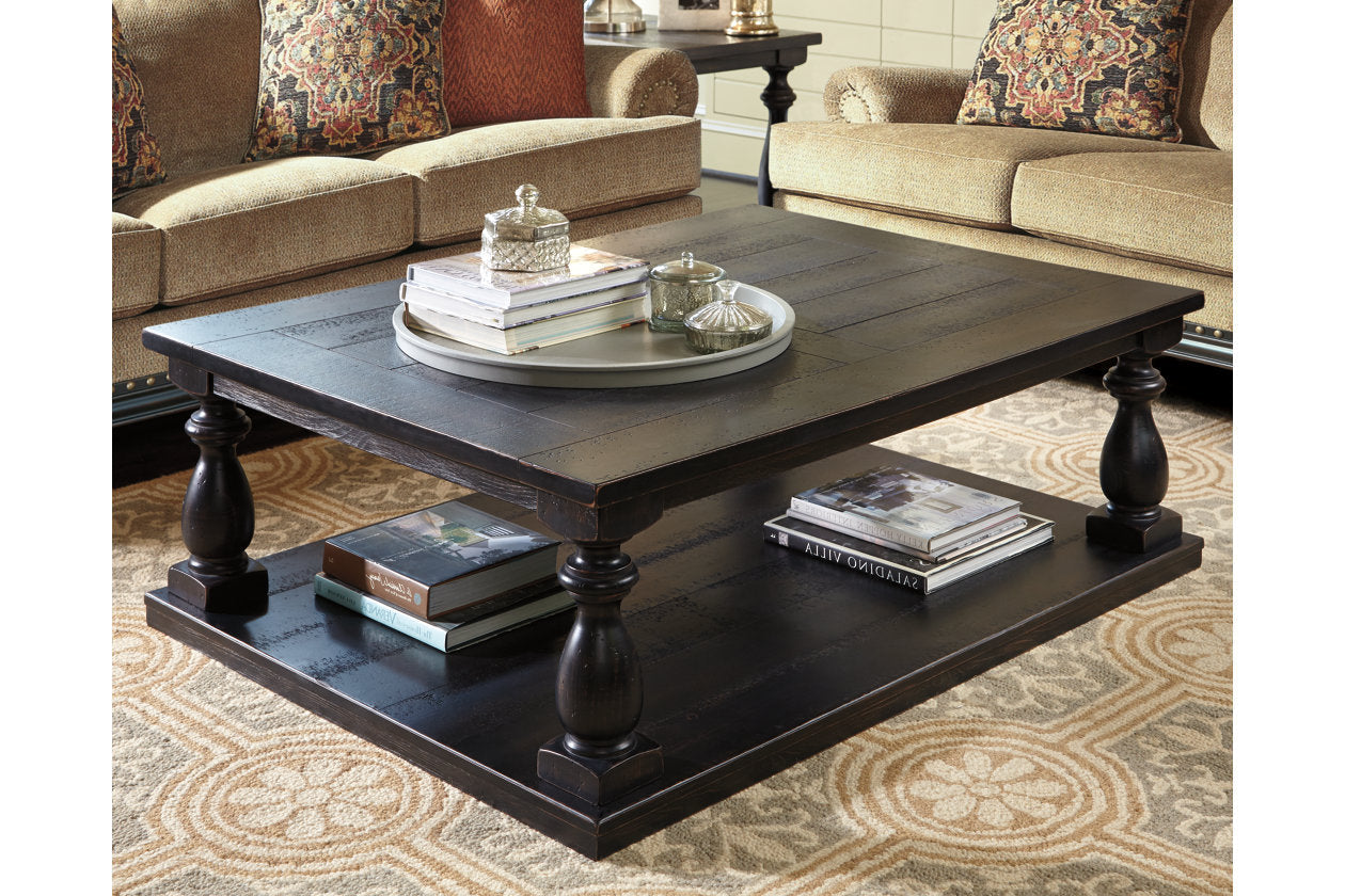Mallacar Black Coffee Table - T880-1 - Bien Home Furniture &amp; Electronics