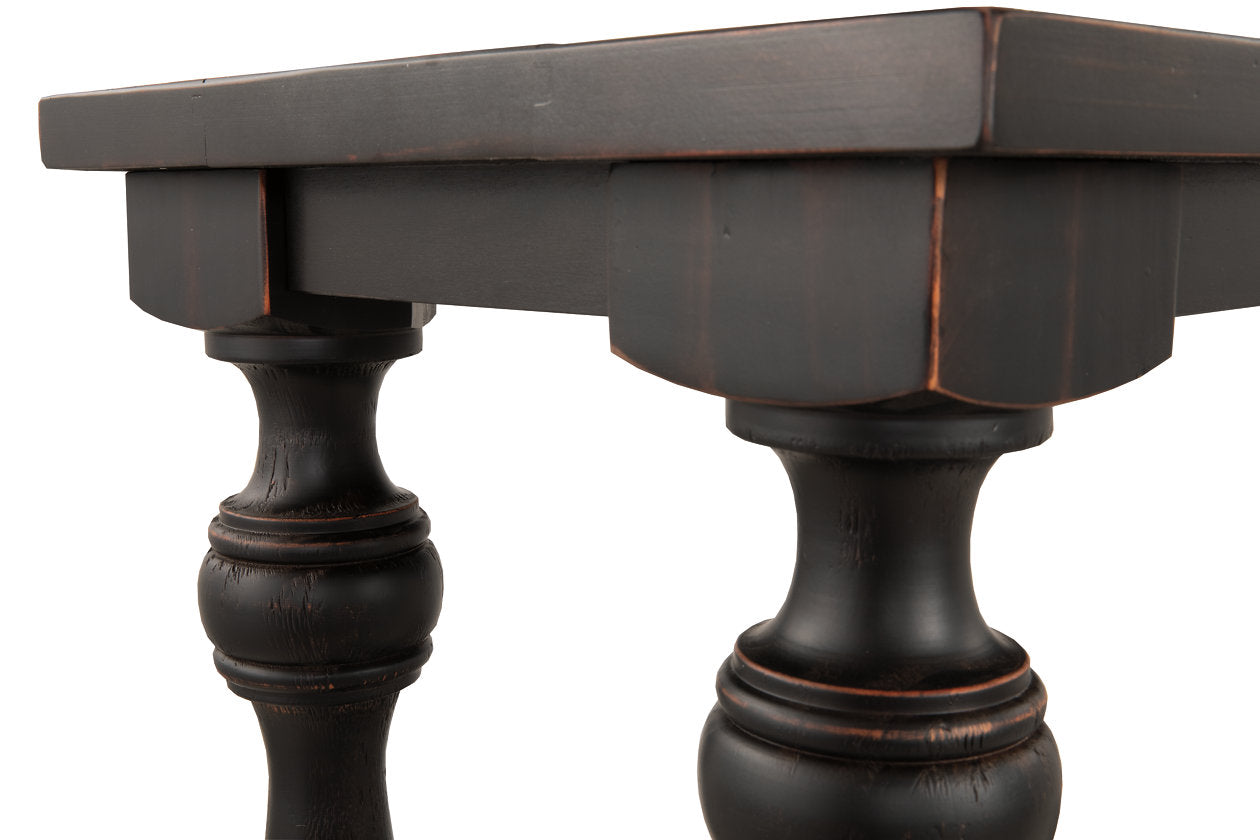 Mallacar Black Sofa/Console Table - T880-4 - Bien Home Furniture &amp; Electronics