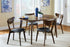 Malone 5-Piece Dining Room Set Dark Walnut/Black - 105361-S5 - Bien Home Furniture & Electronics