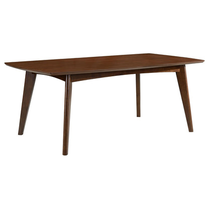 Malone 5-Piece Dining Room Set Dark Walnut/Gray - 105351-S5 - Bien Home Furniture &amp; Electronics
