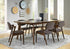 Malone 7-Piece Rectangular Dining Set Dark Walnut/Gray - 105351-S7 - Bien Home Furniture & Electronics