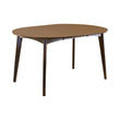 Malone Dark Walnut Oval Dining Table - 105361 - Bien Home Furniture & Electronics