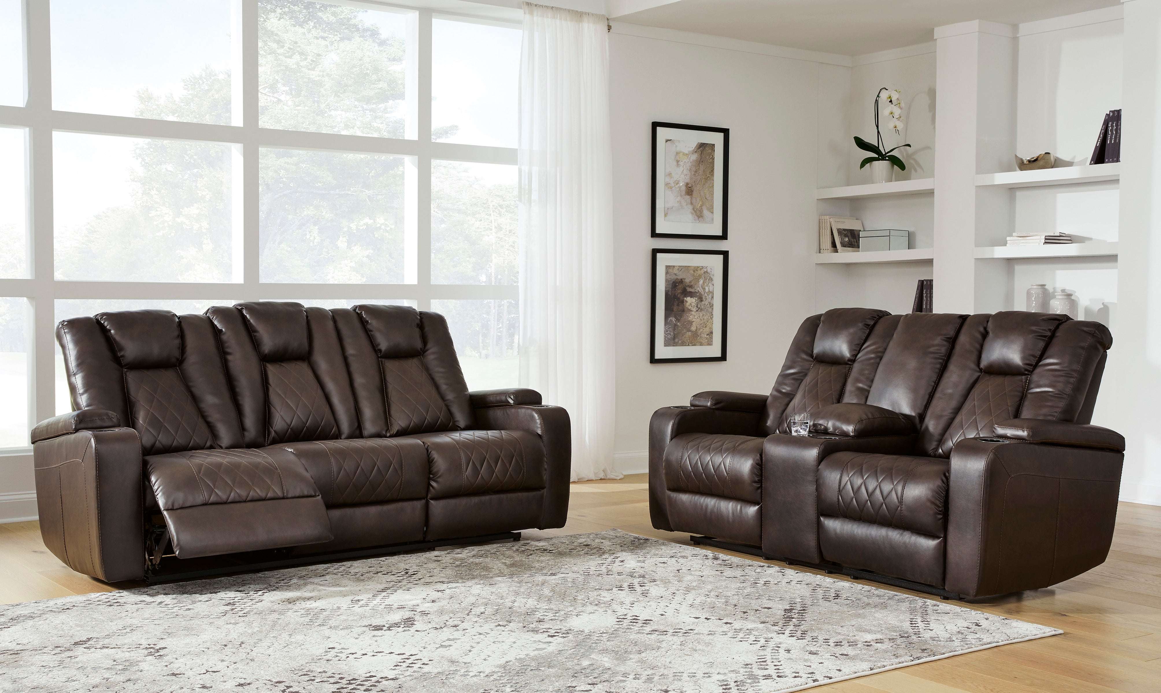 Living room deals furniture reclining sets