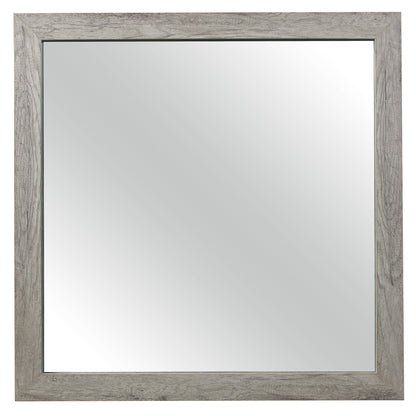 Mandan Weathered Gray Mirror (Mirror Only) - 1910GY-6 - Bien Home Furniture &amp; Electronics