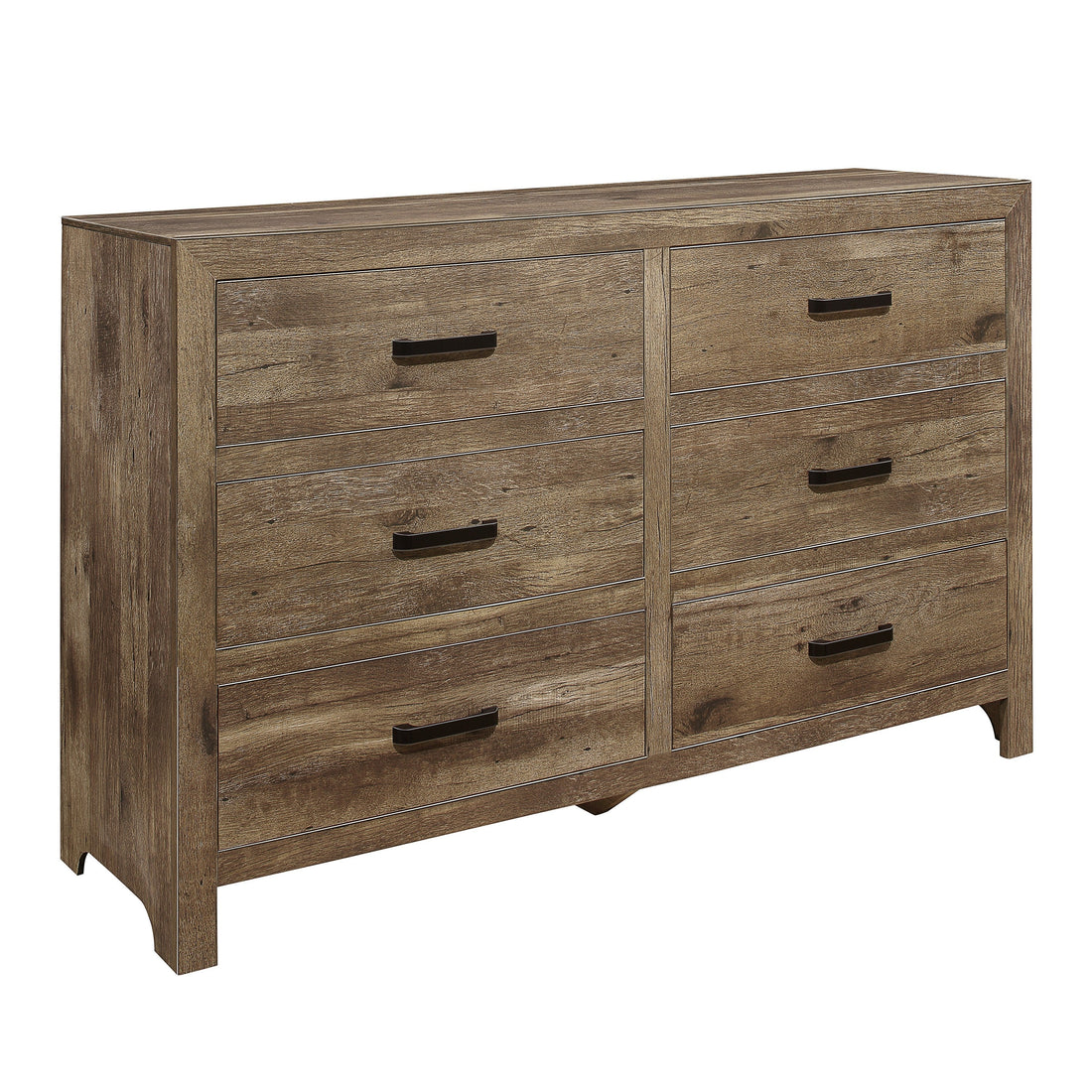 Mandan Weathered Pine Dresser - 1910-5 - Bien Home Furniture &amp; Electronics