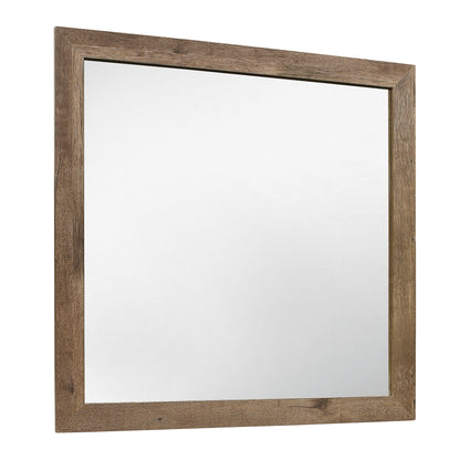 Mandan Weathered Pine Mirror (Mirror Only) - 1910-6 - Bien Home Furniture &amp; Electronics