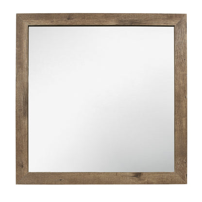 Mandan Weathered Pine Mirror (Mirror Only) - 1910-6 - Bien Home Furniture &amp; Electronics