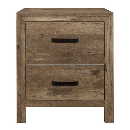 Mandan Weathered Pine Nightstand - 1910-4 - Bien Home Furniture &amp; Electronics