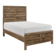 Mandan Weathered Pine Twin Panel Bed - SET | 1910T-1 | 1910T-2 | 1910T-3 - Bien Home Furniture & Electronics