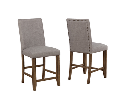 Manning Brown Counter Height Chair, Set of 2 - 2731S-24-NH - Bien Home Furniture &amp; Electronics