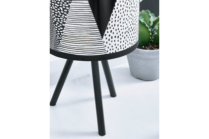 Manu White/Black Table Lamp - L857834 - Bien Home Furniture &amp; Electronics