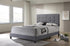Mapes Tufted Upholstered Eastern King Bed Gray - 305747KE - Bien Home Furniture & Electronics