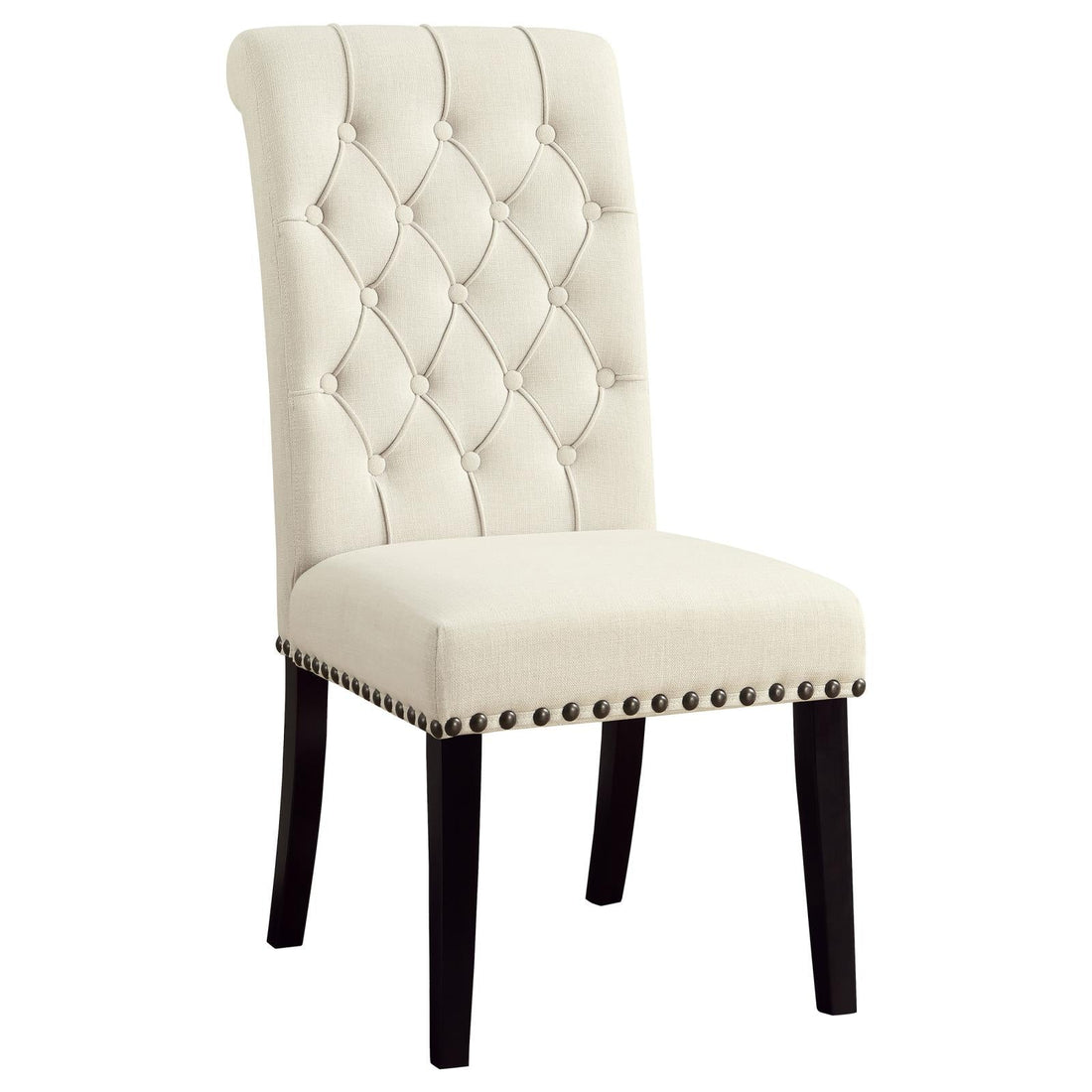 Mapleton Beige Tufted Back Upholstered Side Chairs, Set of 2 - 190162 - Bien Home Furniture & Electronics