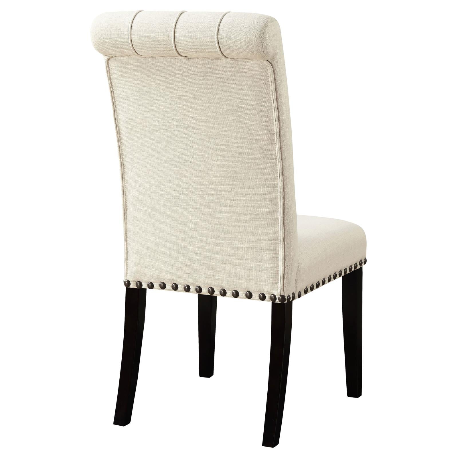 Mapleton Beige Tufted Back Upholstered Side Chairs, Set of 2 - 190162 - Bien Home Furniture &amp; Electronics