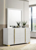 Marceline 6-drawer Dresser with Mirror White - 222933M - Bien Home Furniture & Electronics