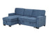 MARCOS Sectional With Pull-Out Bed - MARCOS BLUE - Bien Home Furniture & Electronics