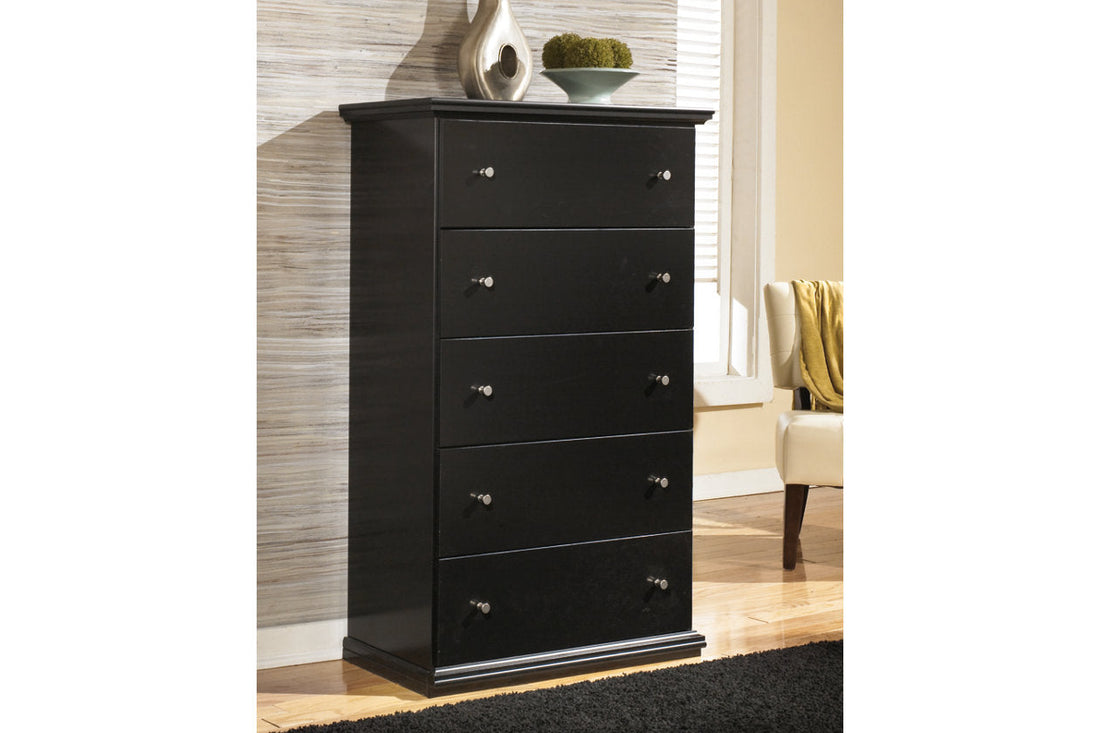 Maribel Black Chest of Drawers - B138-46 - Bien Home Furniture &amp; Electronics