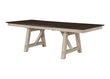 Maribelle Chalk/Gray Dining Table - SET | 2158CG-T-LEG | 2158CG-T-TOP - Bien Home Furniture & Electronics