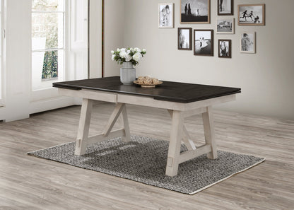 Maribelle Chalk/Gray Dining Table - SET | 2158CG-T-LEG | 2158CG-T-TOP - Bien Home Furniture &amp; Electronics