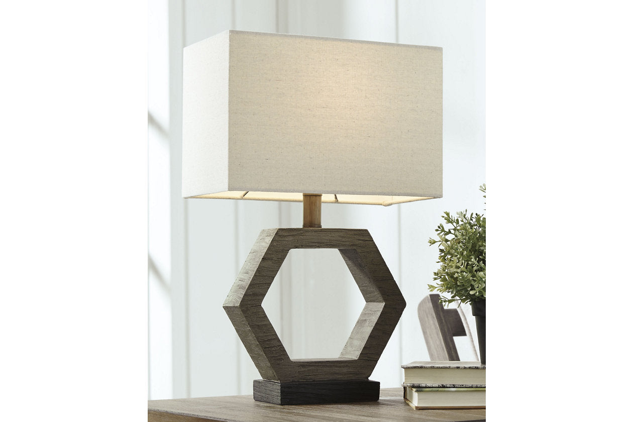 Marilu Gray/Brown Table Lamp - L857764 - Bien Home Furniture &amp; Electronics