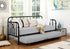Marina Black Twin Metal Daybed with Trundle - 300765 - Bien Home Furniture & Electronics