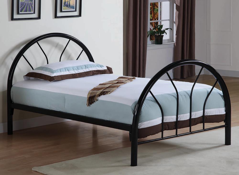 Marjorie Twin Bed Black - 2389B - Bien Home Furniture &amp; Electronics