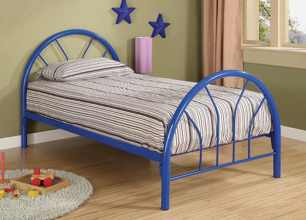 Marjorie Twin Bed Blue - 2389N - Bien Home Furniture &amp; Electronics