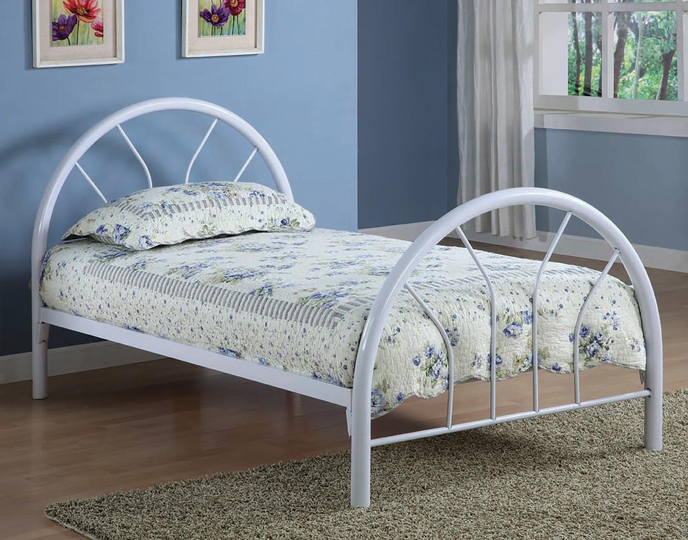 Marjorie Twin Bed White - 2389W - Bien Home Furniture &amp; Electronics