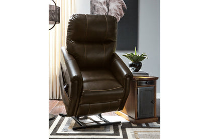 Markridge Chocolate Power Lift Recliner - 3500312 - Bien Home Furniture &amp; Electronics