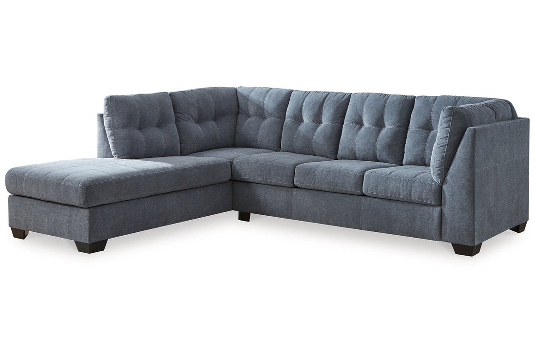 Marleton Denim 2-Piece Sectional with Chaise - 55303S1 - Bien Home Furniture &amp; Electronics