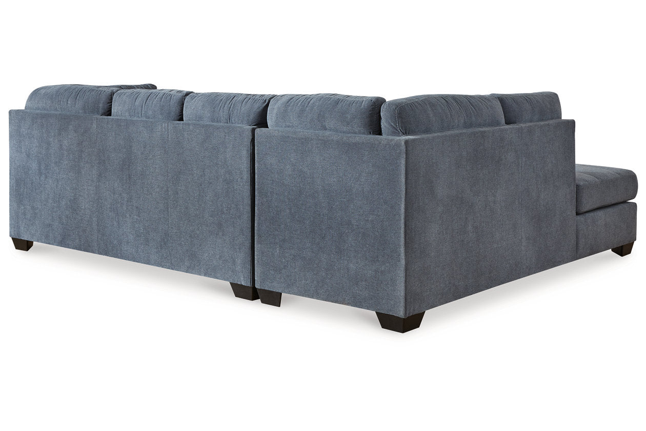 Marleton Denim 2-Piece Sleeper Sectional with Chaise - 55303S3 - Bien Home Furniture &amp; Electronics