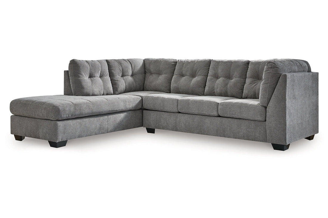 Marleton Gray 2-Piece Sectional with Chaise - 55305S1 - Bien Home Furniture & Electronics