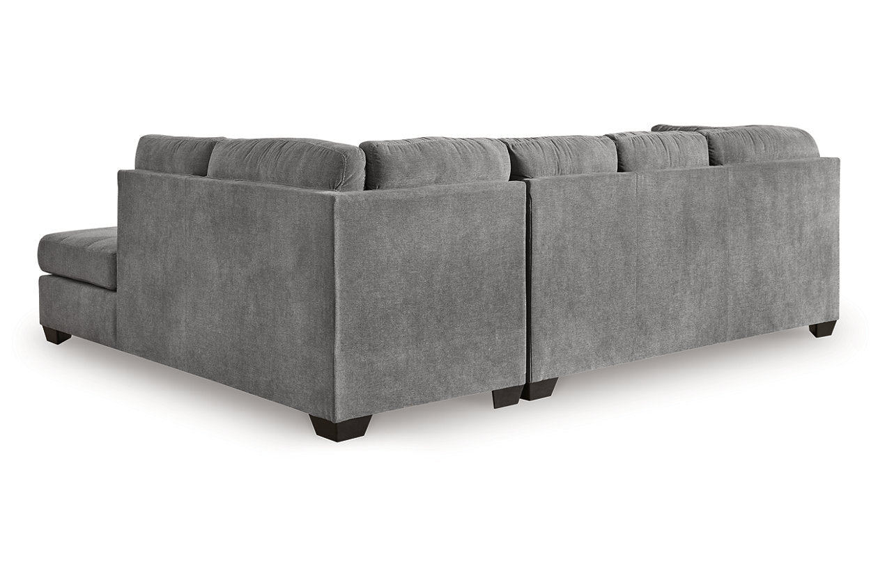 Marleton Gray 2-Piece Sectional with Chaise - 55305S2 - Bien Home Furniture &amp; Electronics