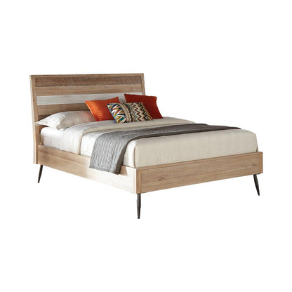 Marlow Eastern King Platform Bed Rough Sawn Multi - 215761KE - Bien Home Furniture &amp; Electronics