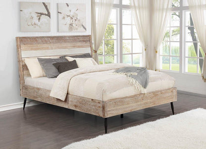 Marlow Eastern King Platform Bed Rough Sawn Multi - 215761KE - Bien Home Furniture &amp; Electronics